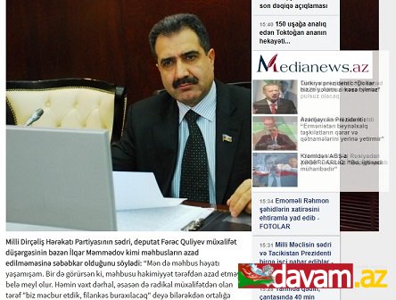 Deputat: “İlqar kimi məhbusların həbsdə qalmaları  müxalifət alverçilərinə sərf edir”