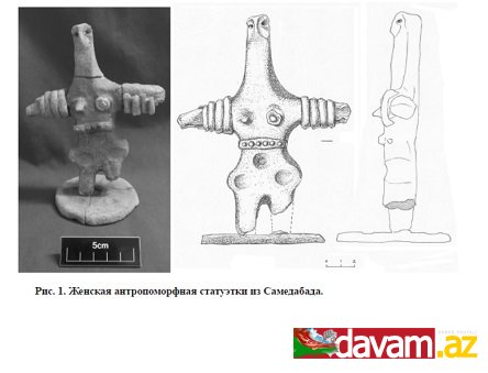 Azərbaycanda tapılmış Məhsuldarlıq tanrıçasının heykəlciyi barədə elmi məqalə Rusiya elmi nəşrində