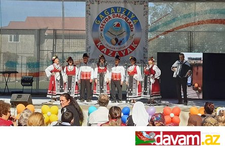 Kazayakta yapılan folklor festivali