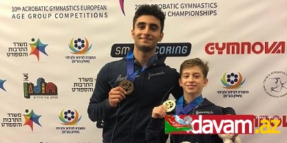 Azərbaycan akrobatları Avropa çempionatını 5 medalla bitirib