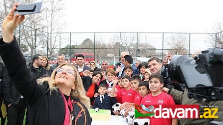 Türkiyənin dəstəyi ilə Qardabanidə futbol meydançası tikilib