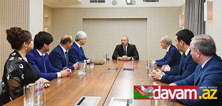 Prezident İlham Əliyev diaspor rəhbərləri ilə görüşüb