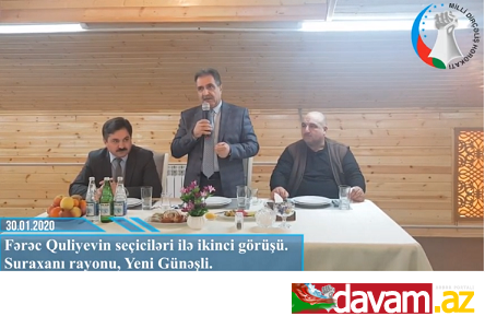 Fərəc Quliyevin seçicilərlə görüşləri davam edir (video, foto)