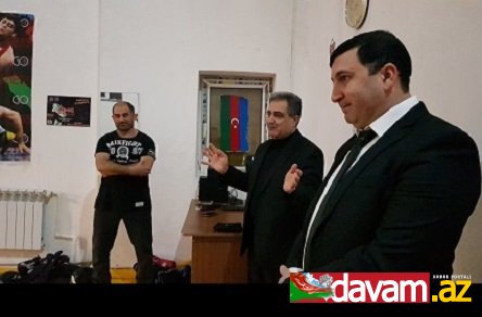 Fərəc Quliyev Qaraçuxurda idmançılarla görüşdü (foto)