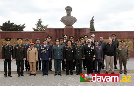 Xarici ölkələrin hərbi attaşeləri Naxçıvanski adına Hərbi Liseydə olub