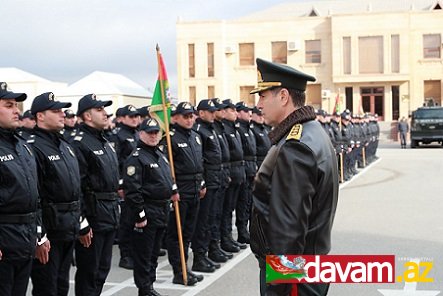 Çevik Polis Alayı yeni geyim formasına keçib