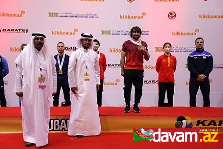 Rafael Ağayev Karate 1 Premyer Liqa turnirinin qızıl medalını qazanıb