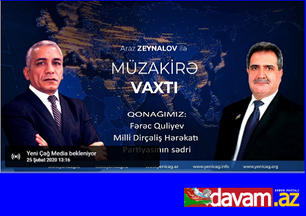 “Müzakirə vaxtı” Fərəc Quliyevlə – “9 fevral seçkiləri: Finiş və yeni start” -VİDEO