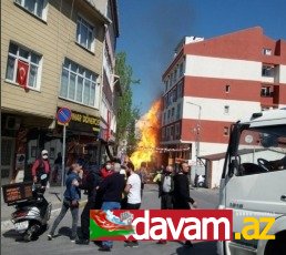 İstanbulda təbii qaz boru xəttində partlayış baş verib