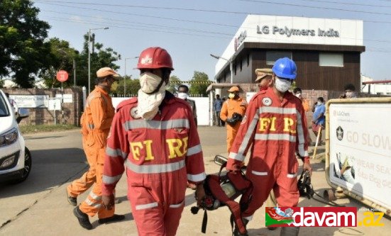 Hindistanda kimya zavodundan qaz sızması nəticəsində azı on nəfər ölüb