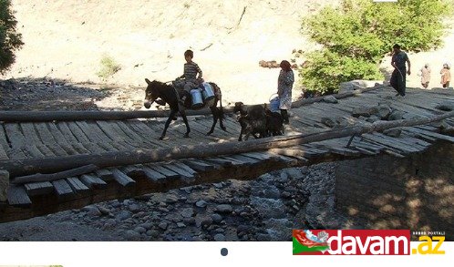 Aşan kənd əhalisi təhlükədə; müvəqqəti körpü hər an dağıla bilər