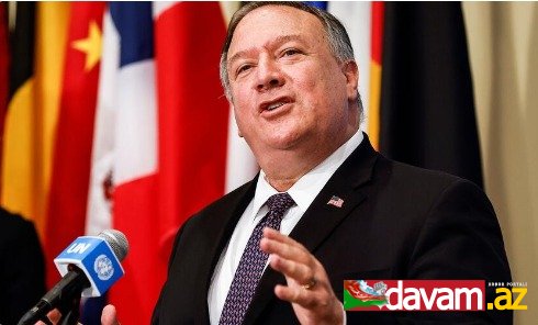 Mayk Pompeo: “İranın nüvə proqramının sülh xarakteri daşıması ilə bağlı iddiası fantastik nağıldan başqa bir şey deyil”