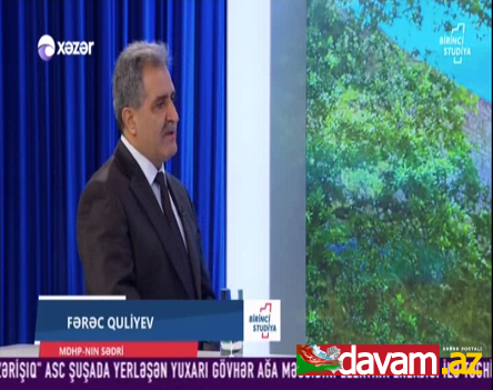 Fərəc Quliyev:Savaş bitməyib, diplomatik masaya transfer olub-VİDEO