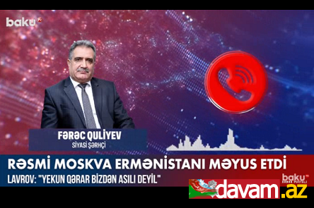 Fərəc Quliyev:Lavrov kimdi ki, ölkəmiz qarşısında tələb qoysun?!