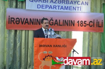 MDHP Qərbi Azərbaycan Departamenti “İrəvanın işğalının 185-ci ili”ni qeyd etdi.