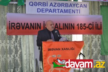 MDHP Qərbi Azərbaycan Departamenti “İrəvanın işğalının 185-ci ili”ni qeyd etdi.