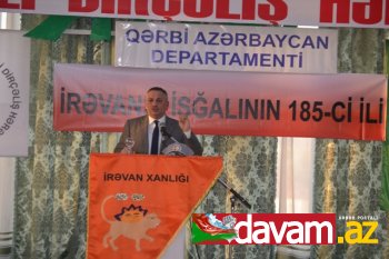 MDHP Qərbi Azərbaycan Departamenti “İrəvanın işğalının 185-ci ili”ni qeyd etdi.