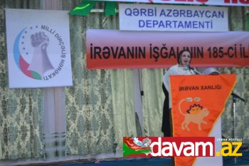 MDHP Qərbi Azərbaycan Departamenti “İrəvanın işğalının 185-ci ili”ni qeyd etdi.