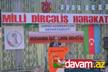 MDHP Qərbi Azərbaycan Departamenti “İrəvanın işğalının 185-ci ili”ni qeyd etdi.