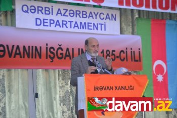 MDHP Qərbi Azərbaycan Departamenti “İrəvanın işğalının 185-ci ili”ni qeyd etdi.