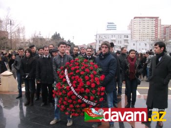 MDHP Xocalı Abidəsini ziyarət etdi - FOTO